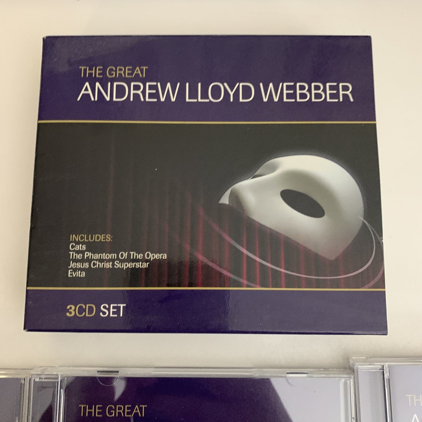 The Great Music Of Andrew Lloyd Webber by Andrew Lloyd Webber (CD, 1999) 3-Disc