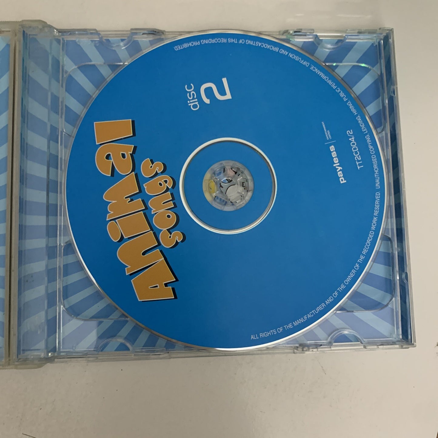 Toddler Tunes – Animal Songs (CD, 2008) 2-Disc Australia TT2CD04