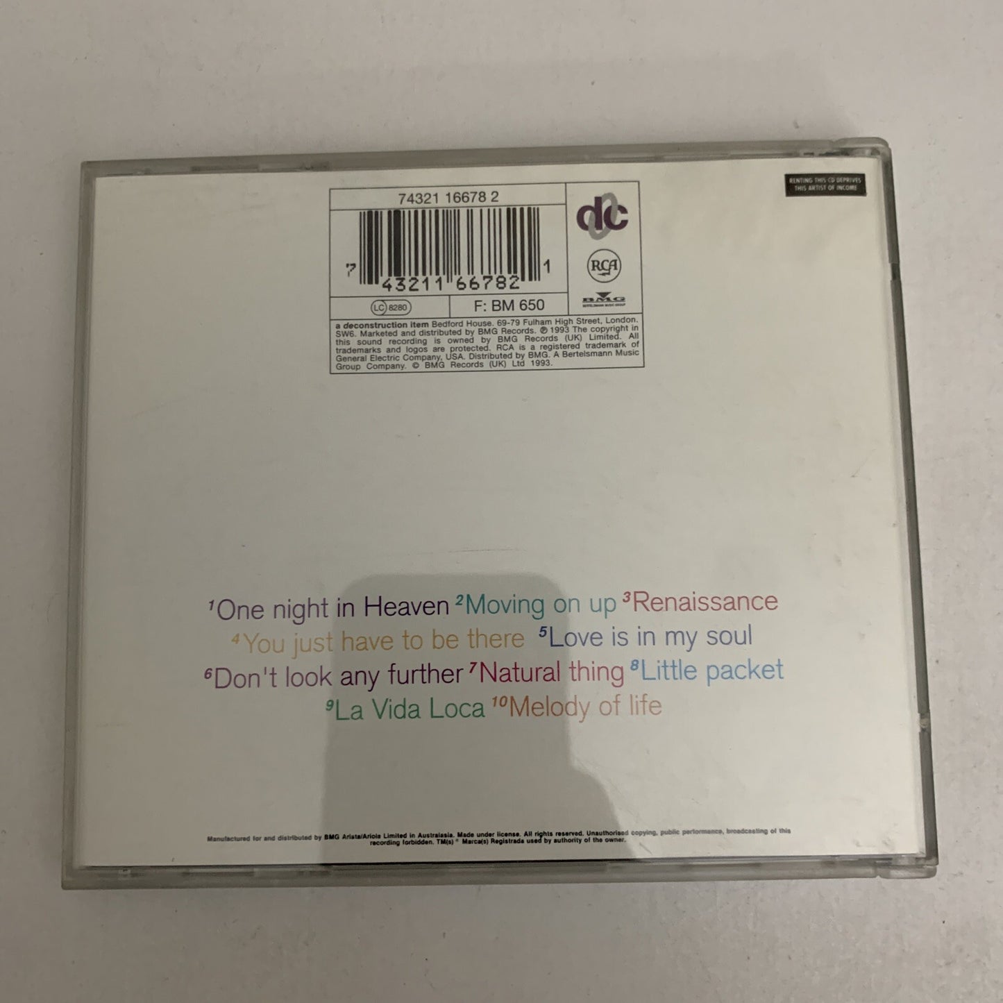 M People – Elegant Slumming (CD, 1993) Album