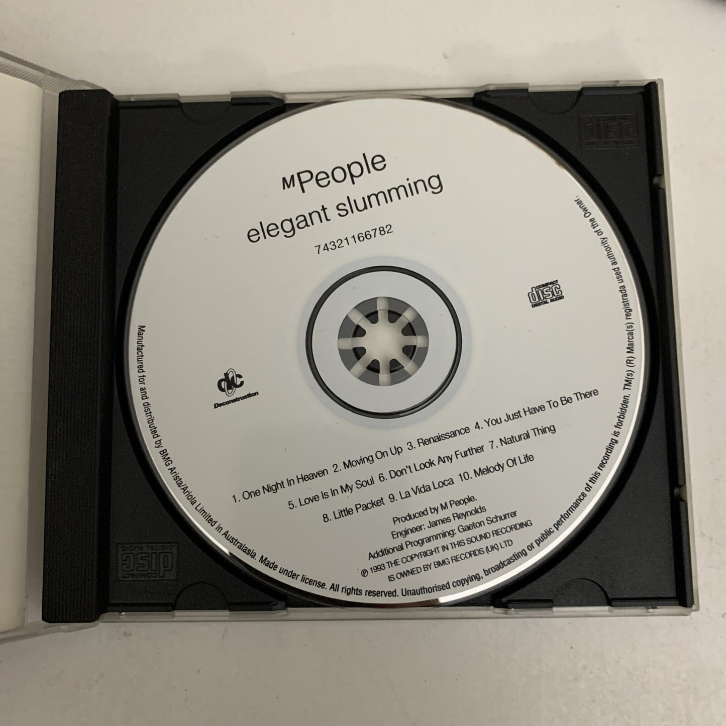 M People – Elegant Slumming (CD, 1993) Album