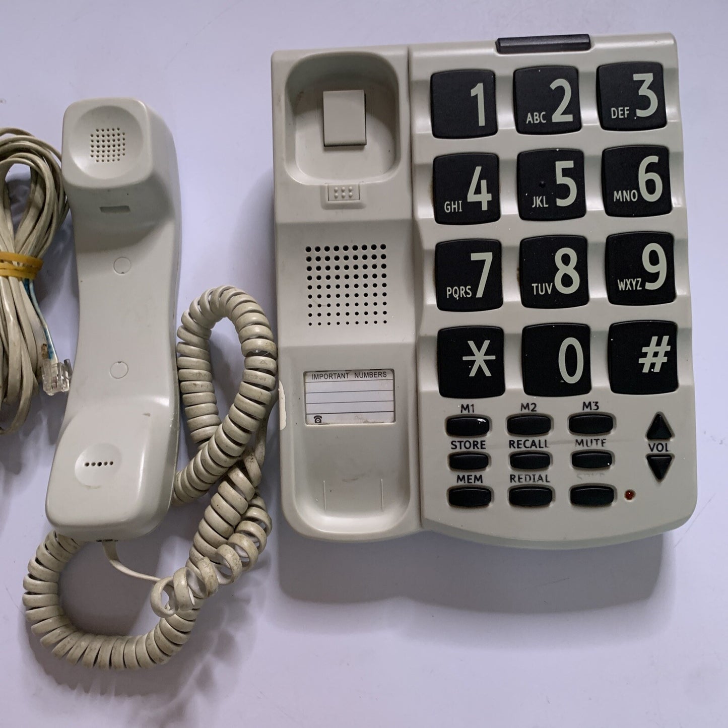 Telstra SP818BB Big Multi Corded Telephone NBN Compatible and Tested