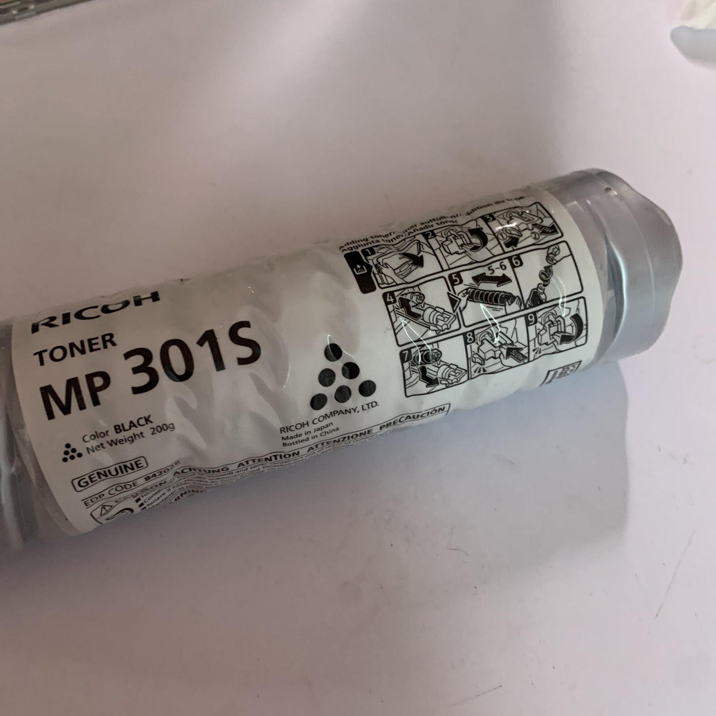 Ricoh Toner MP 301S Black Cartridge NEW