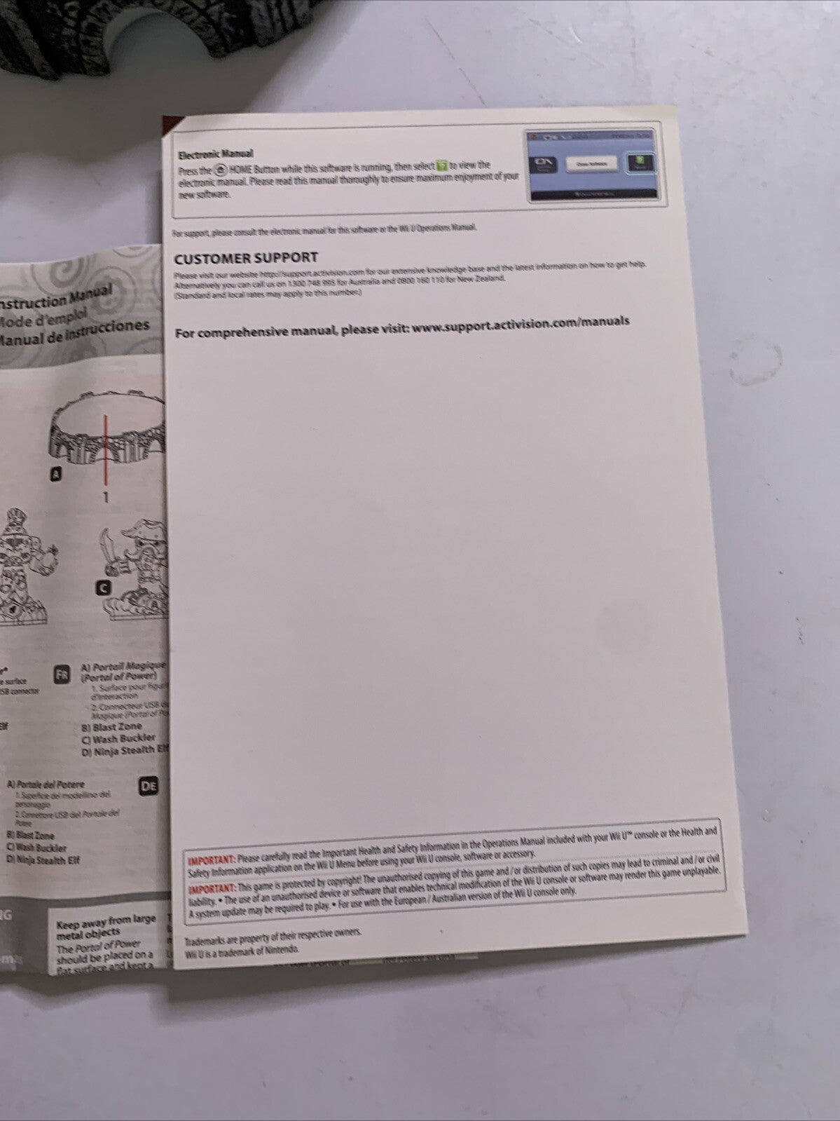 Skylanders Swap Force Nintendo Wii U PAL Game with Portal