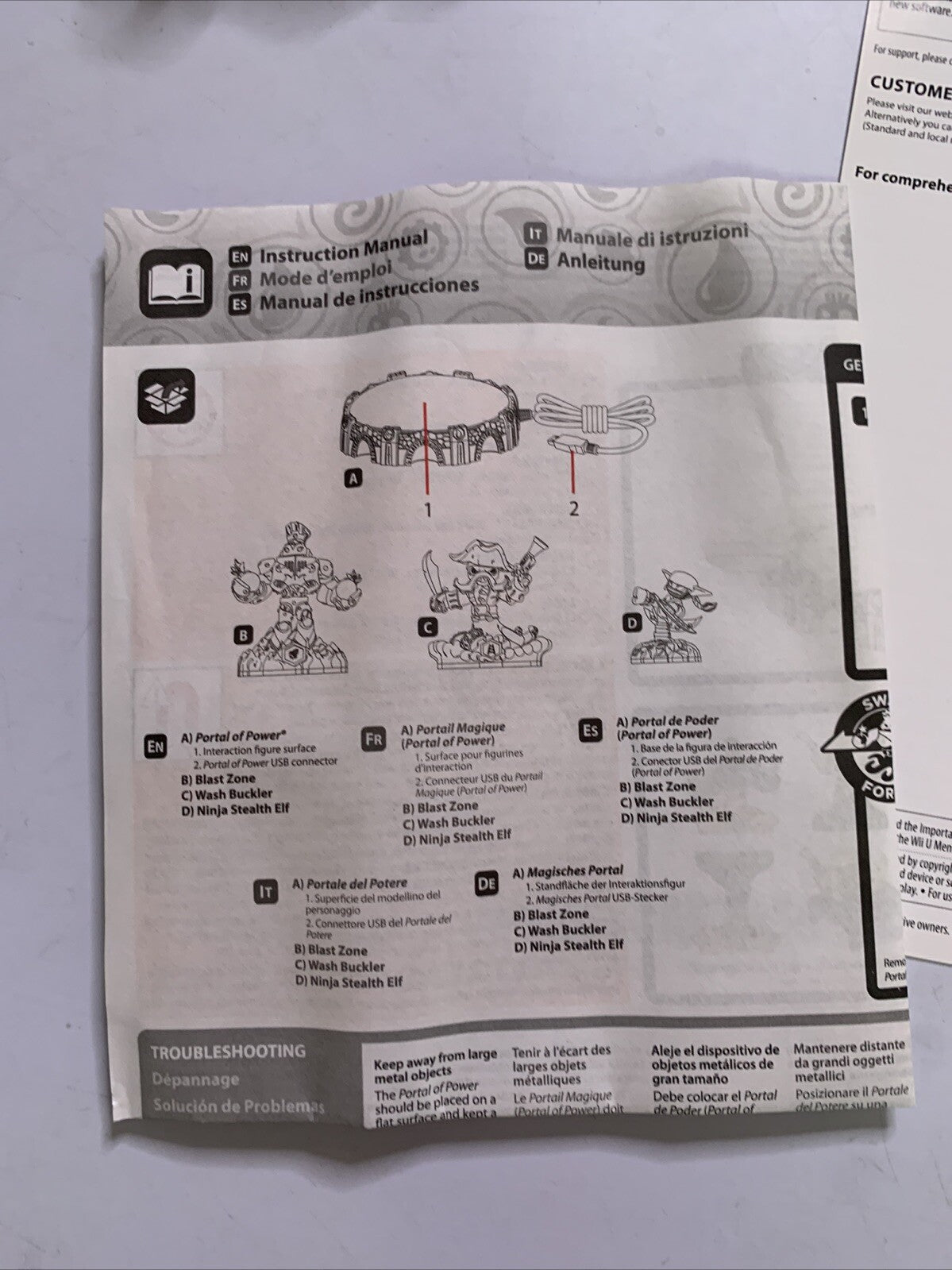 Skylanders Swap Force Nintendo Wii U PAL Game with Portal