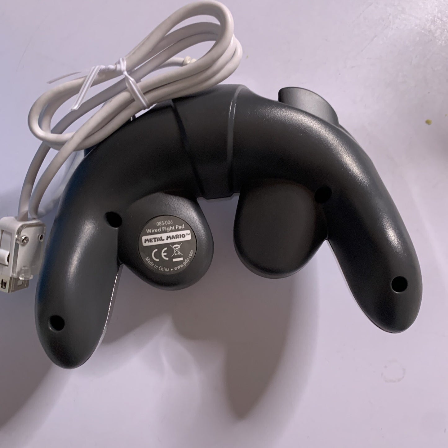 Official Nintendo Wii U Fight Pad GameCube Style Metal Mario Edition Controller