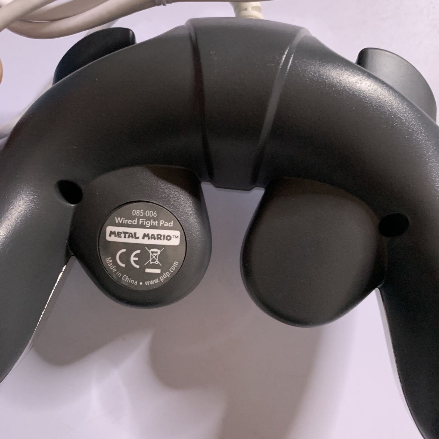 Official Nintendo Wii U Fight Pad GameCube Style Metal Mario Edition Controller