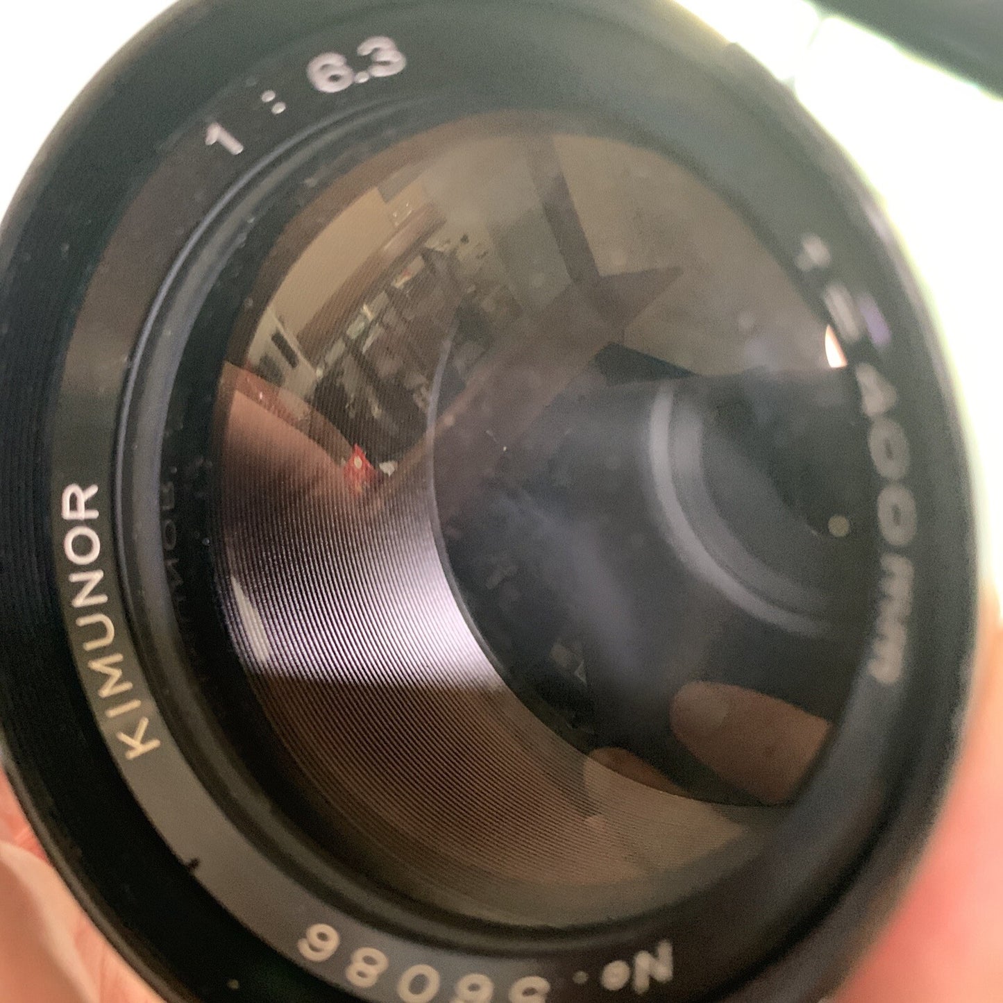 Kimunor Camera Telephoto Lens f=400mm 1:6.3 Made in Japan *dust mould In Lens
