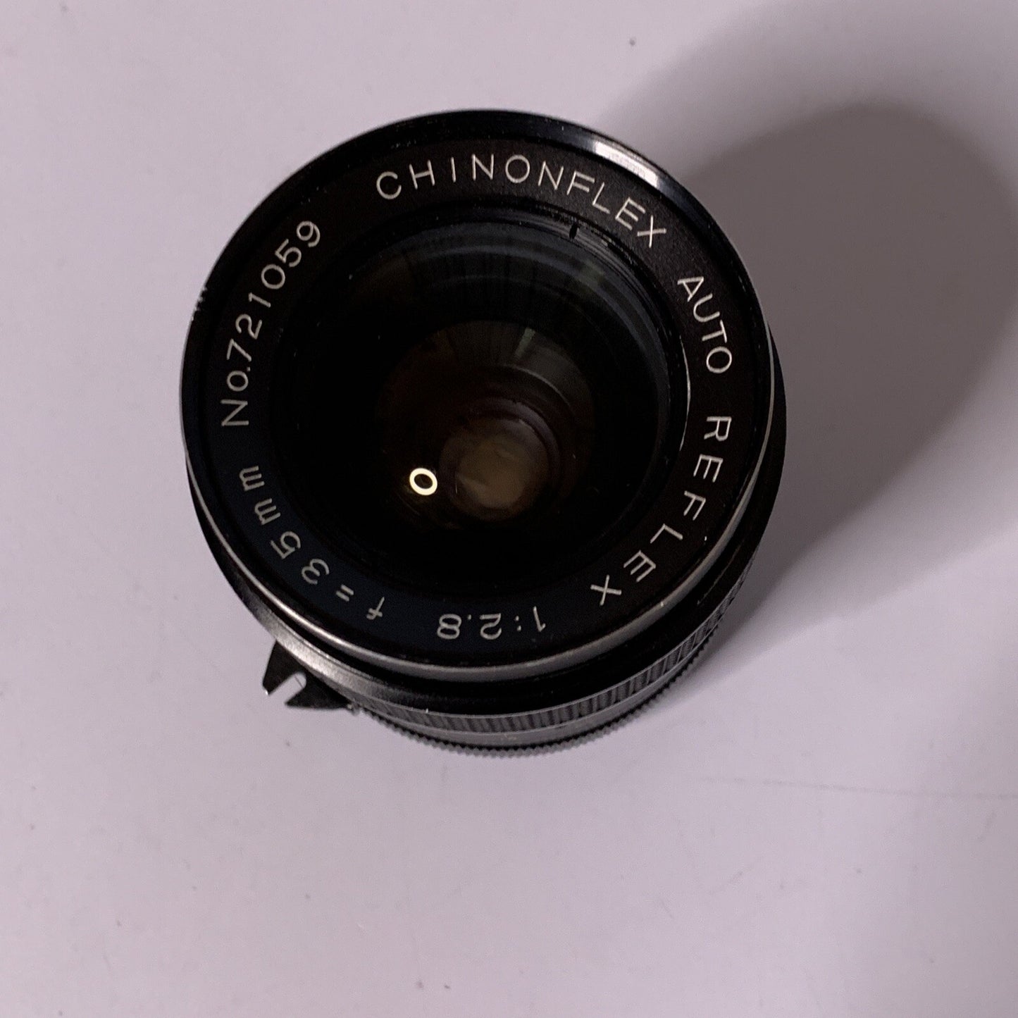 Chinoflex Auto Reflex Lens Wide f=35mm 1:2.8 No.721059 Made in Japan
