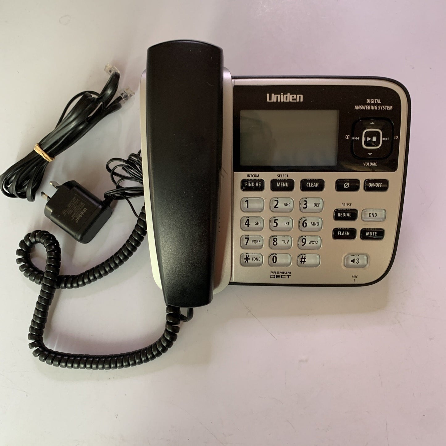 Uniden Corded Telephone Answering Machine NBN Compatible Tested DECT 2145+1