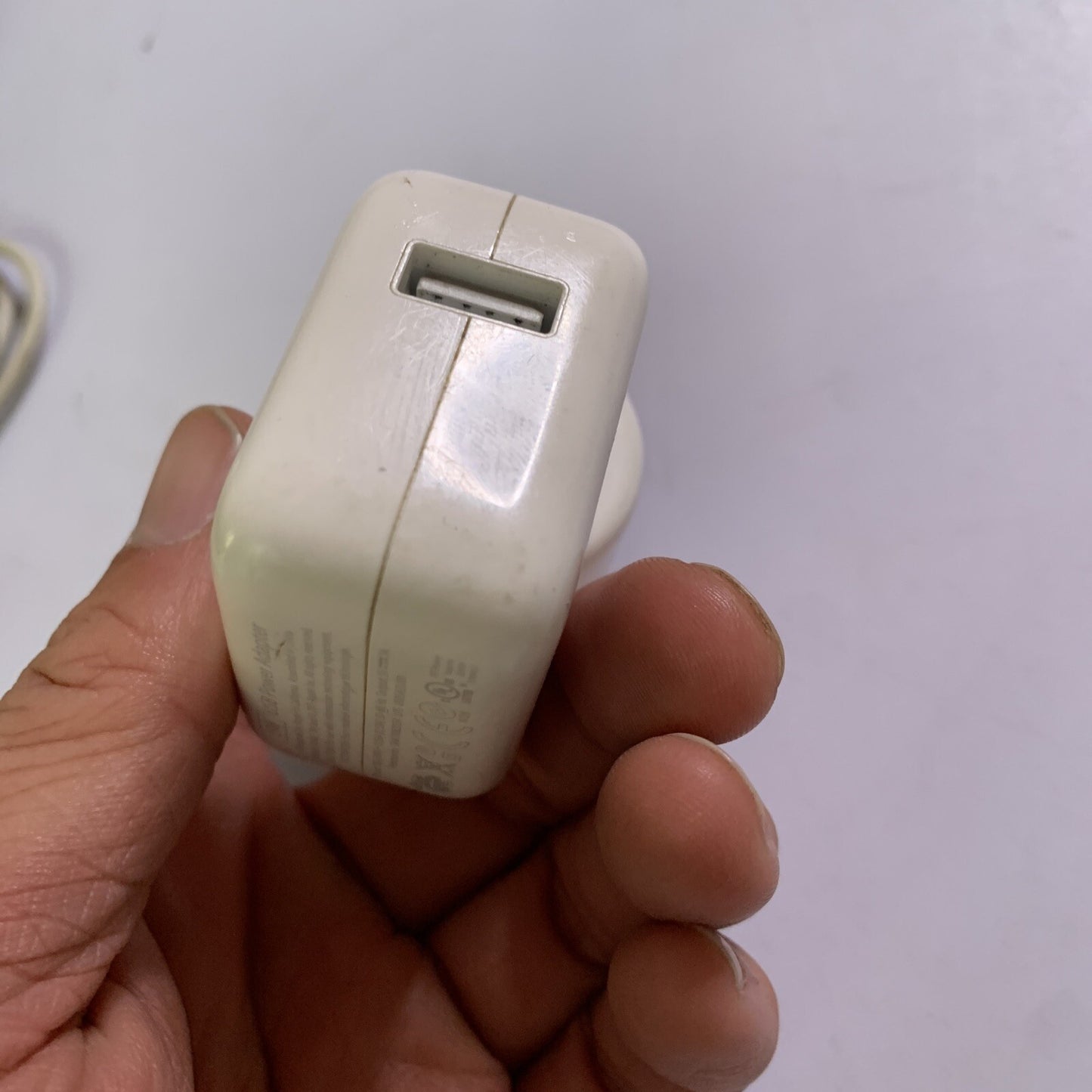 Genuine Official Apple USB Wall Charger 1402 + Lightning cable