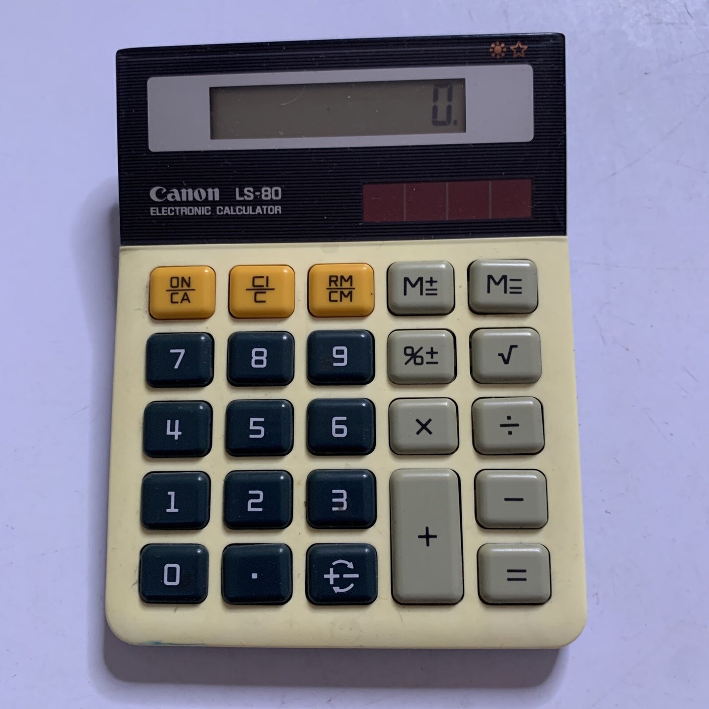 Canon LS-80 Calculator  Solar Powered