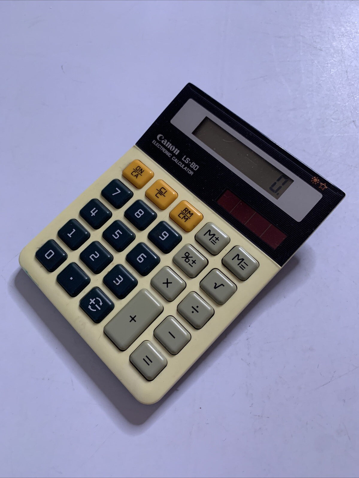 Canon LS-80 Calculator  Solar Powered