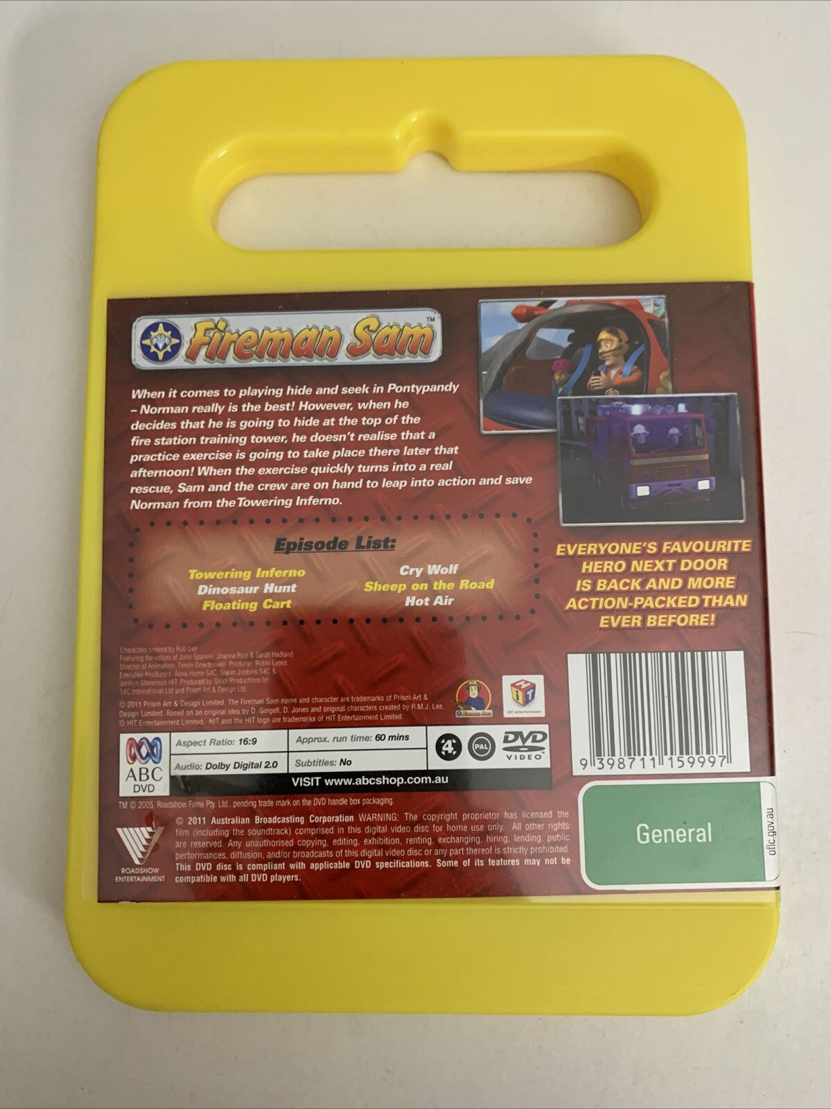 Fireman Sam Towering Inferno (DVD, 2010) ABC Kids Animation Region 4