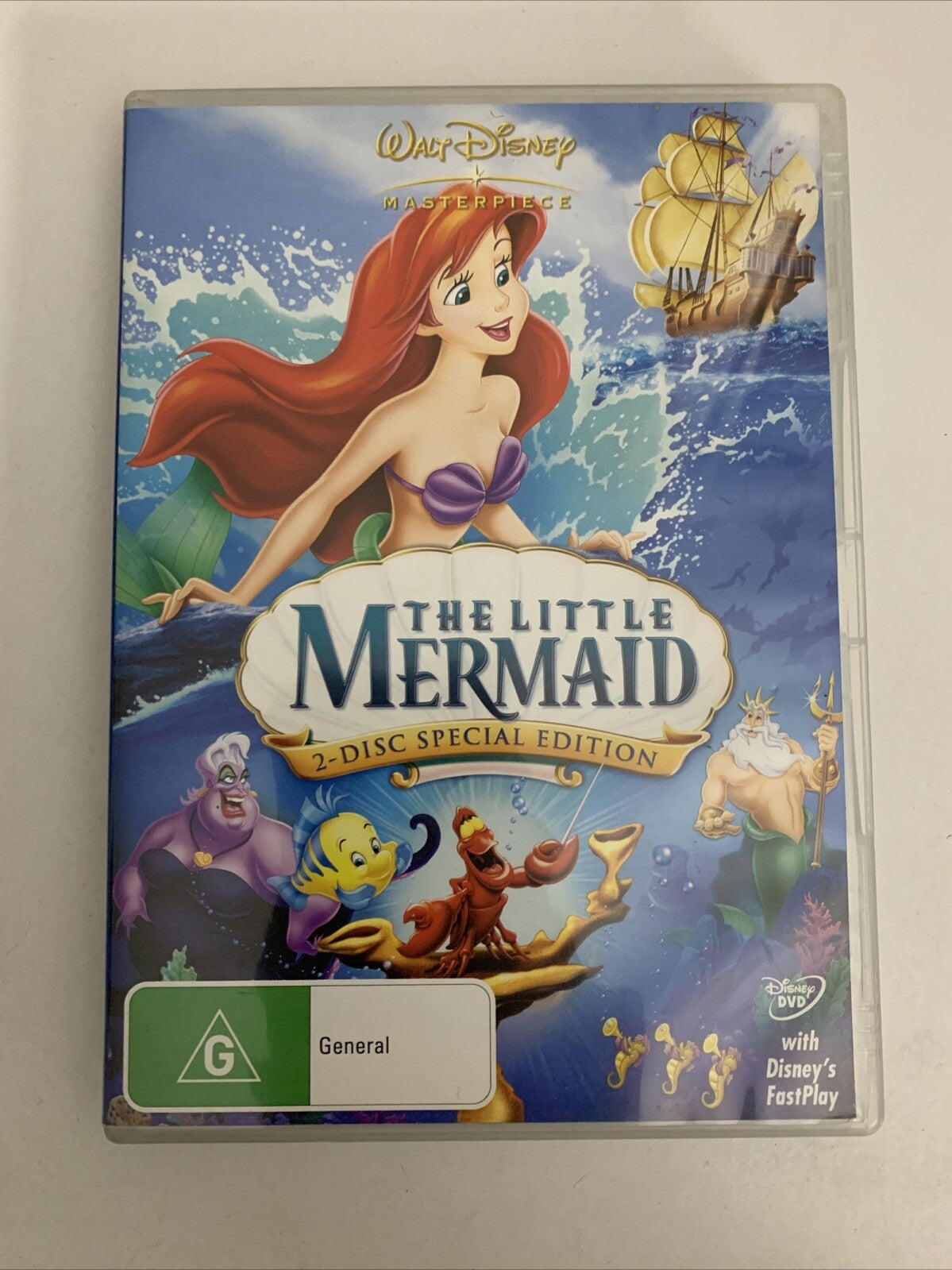 The Little Mermaid: Disney Special Edition (DVD, 1989) 2-Disc Animation Region 4