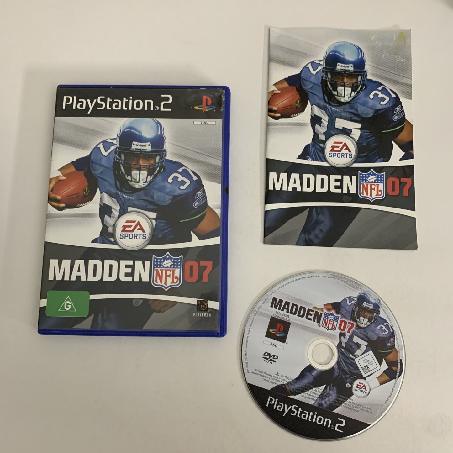 Madden NFL 07 PS2 Sony PlayStation 2 PAL 2007 Game Complete