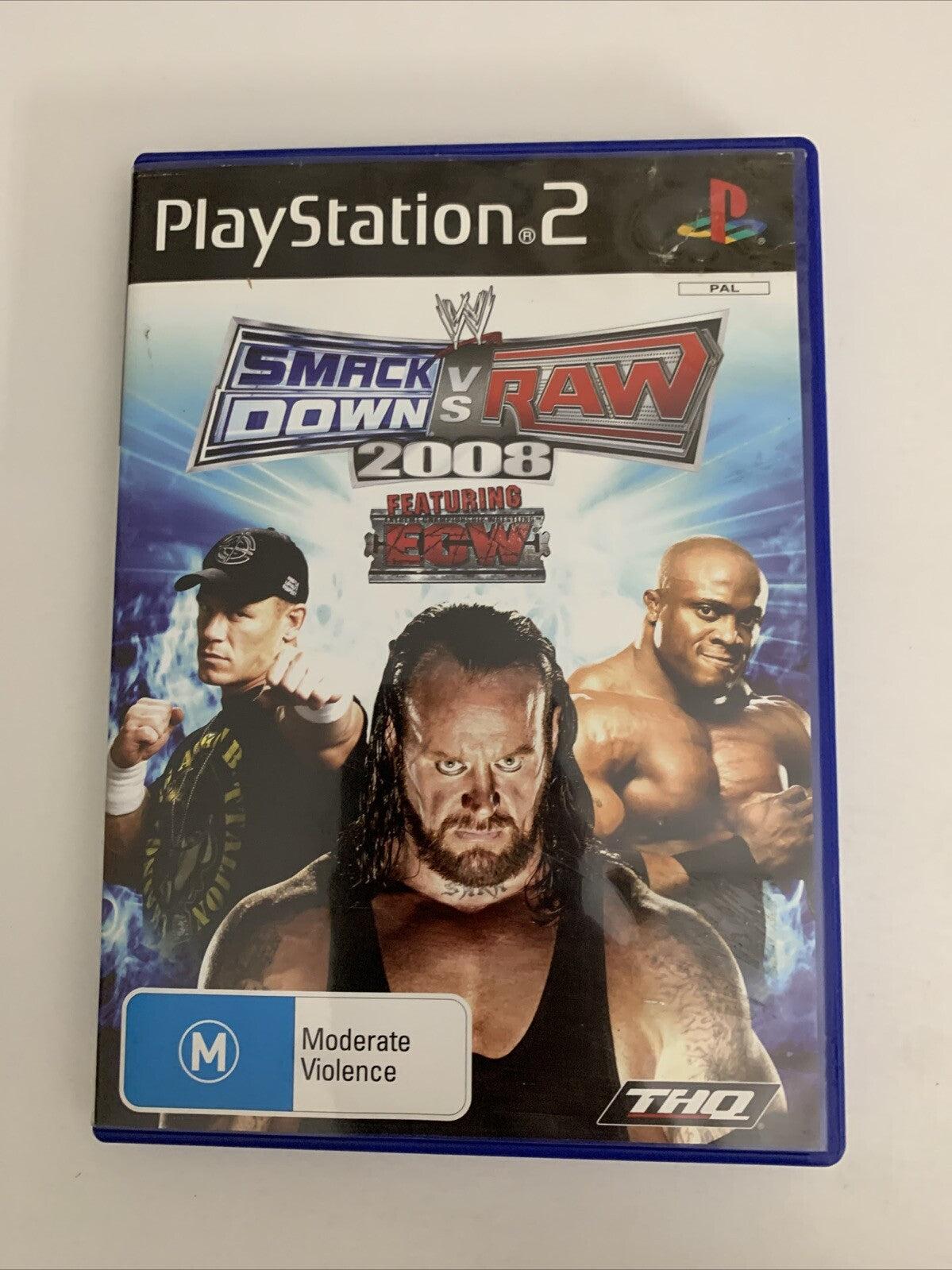 Smackdown Vs Raw 2008 Featuring ECW PS2 Sony PlayStation 2 PAL Game Complete