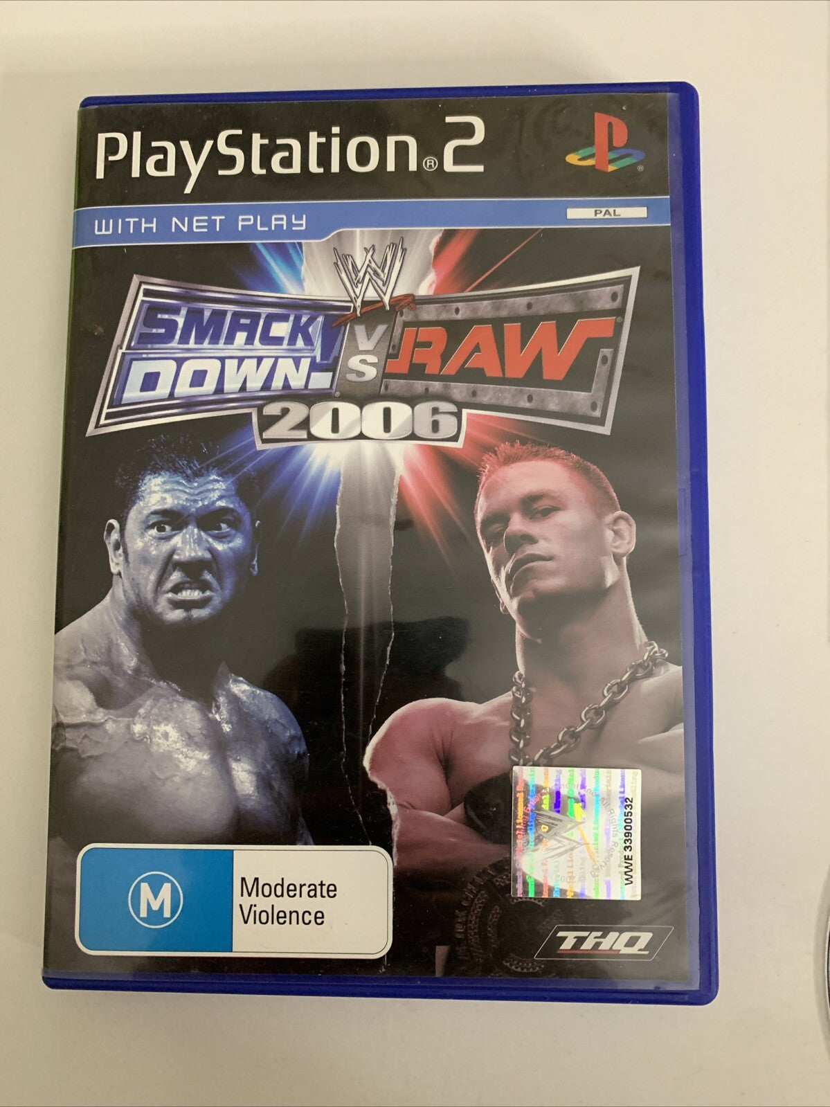 WWE Smackdown Vs Raw 2006 PS2 Sony PlayStation 2 PAL THQ Game Complete