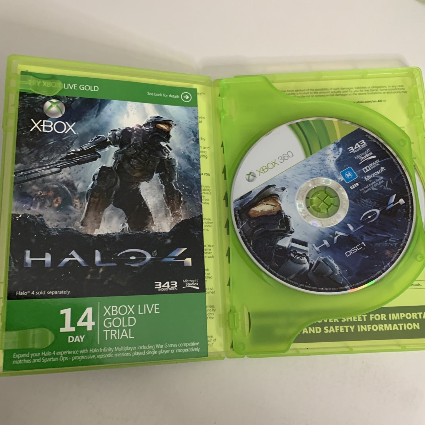 Halo 4 Microsoft Xbox 360 PAL 2012 Game