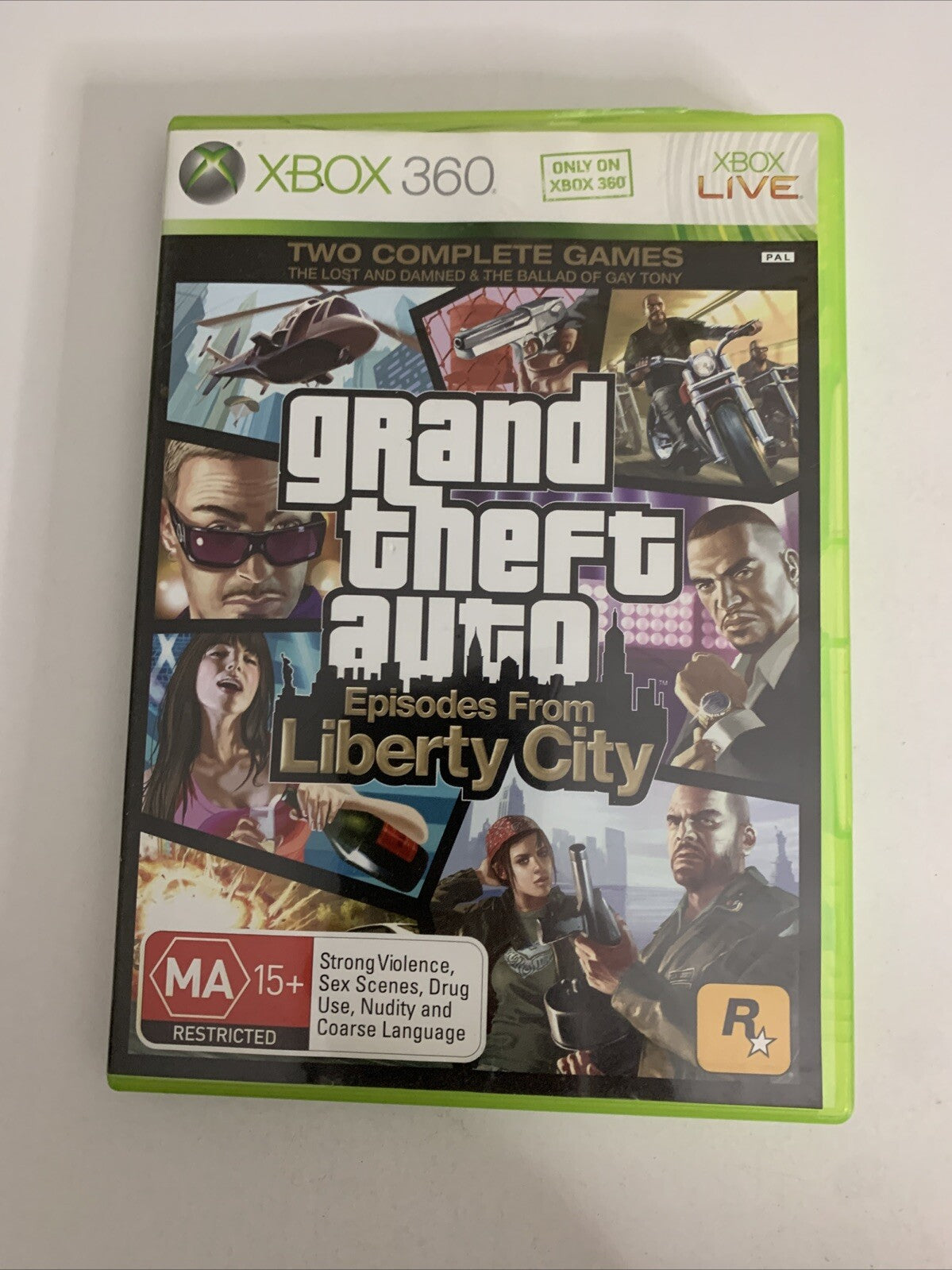 Grand Theft Auto: Episodes From Liberty City  Microsoft XBOX  360 PAL 2009 Game