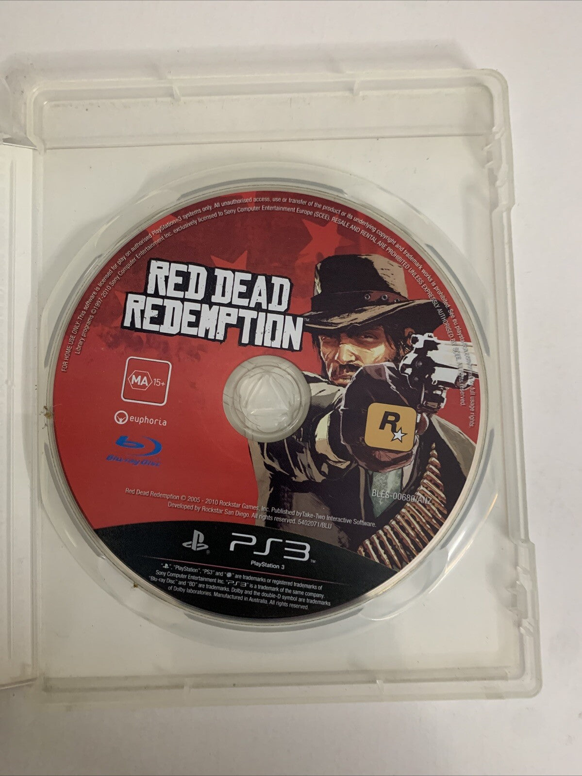 Red Dead Redemption  PS3 Sony PlayStation 3 2010 Rockstar Game
