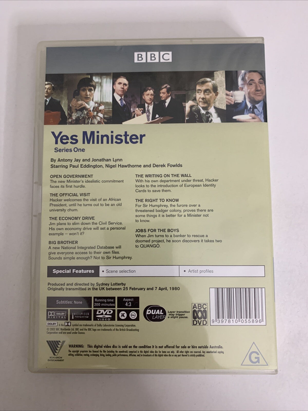 Yes Minister : Series 1 (DVD, 1980) BBC Comedy Region 4