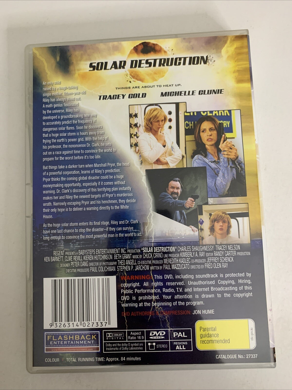 Solar Destruction (DVD, 2008) Michelle Clunie, Tracie Gold All Regions