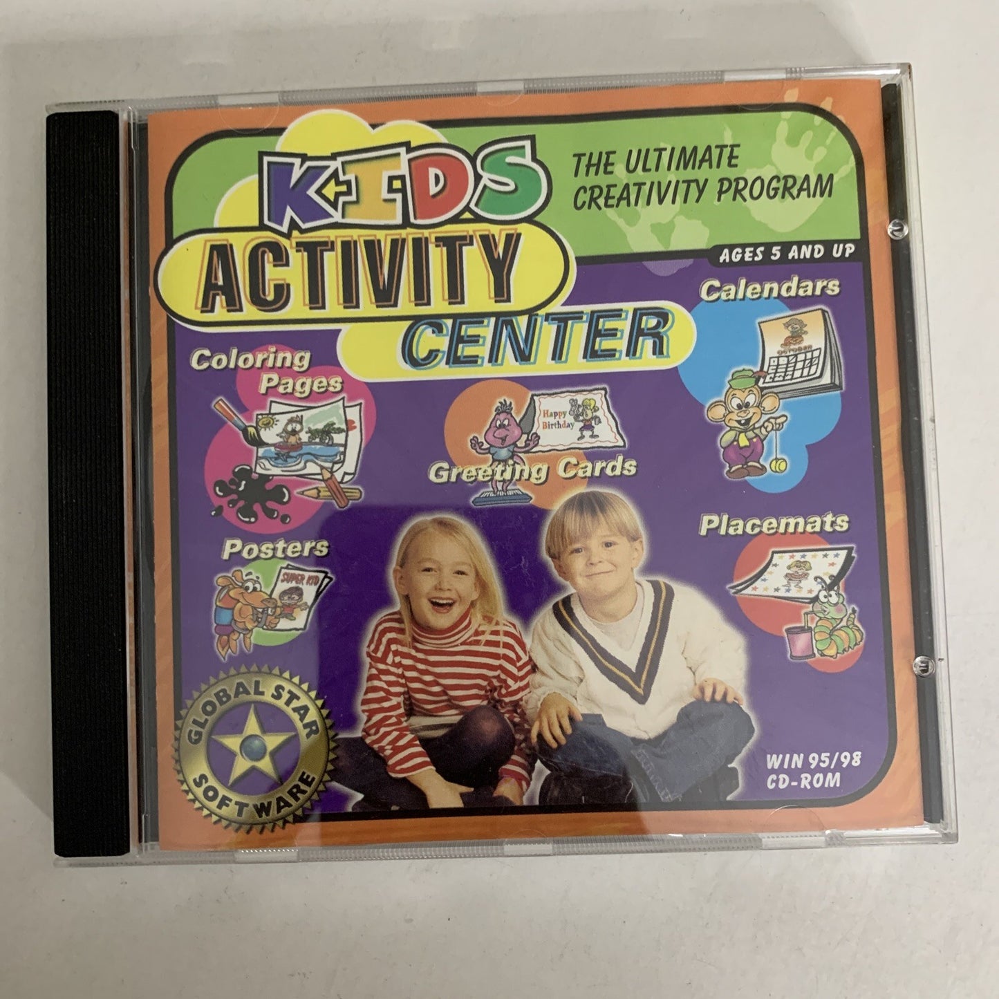 Kids Activity Center PC CD-ROM Windows 98