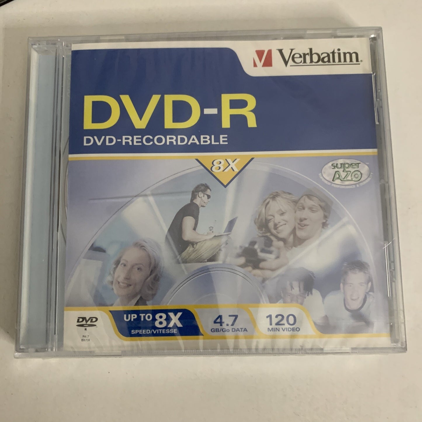 Verbatim DVD-R Blank Discs 4.7GB 120 Minutes 8X Recordable Disc NEW Sealed
