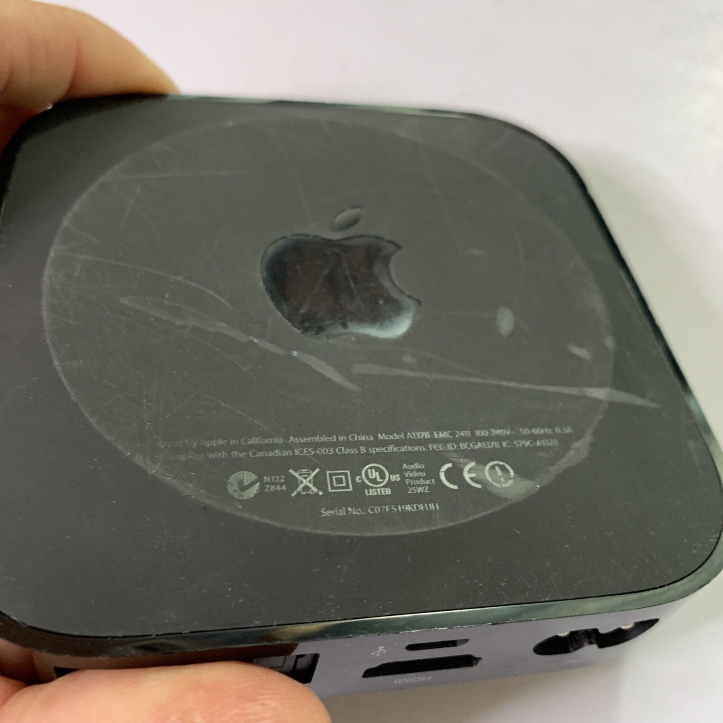 Apple TV 2nd Generation Media Streamer Black A1378