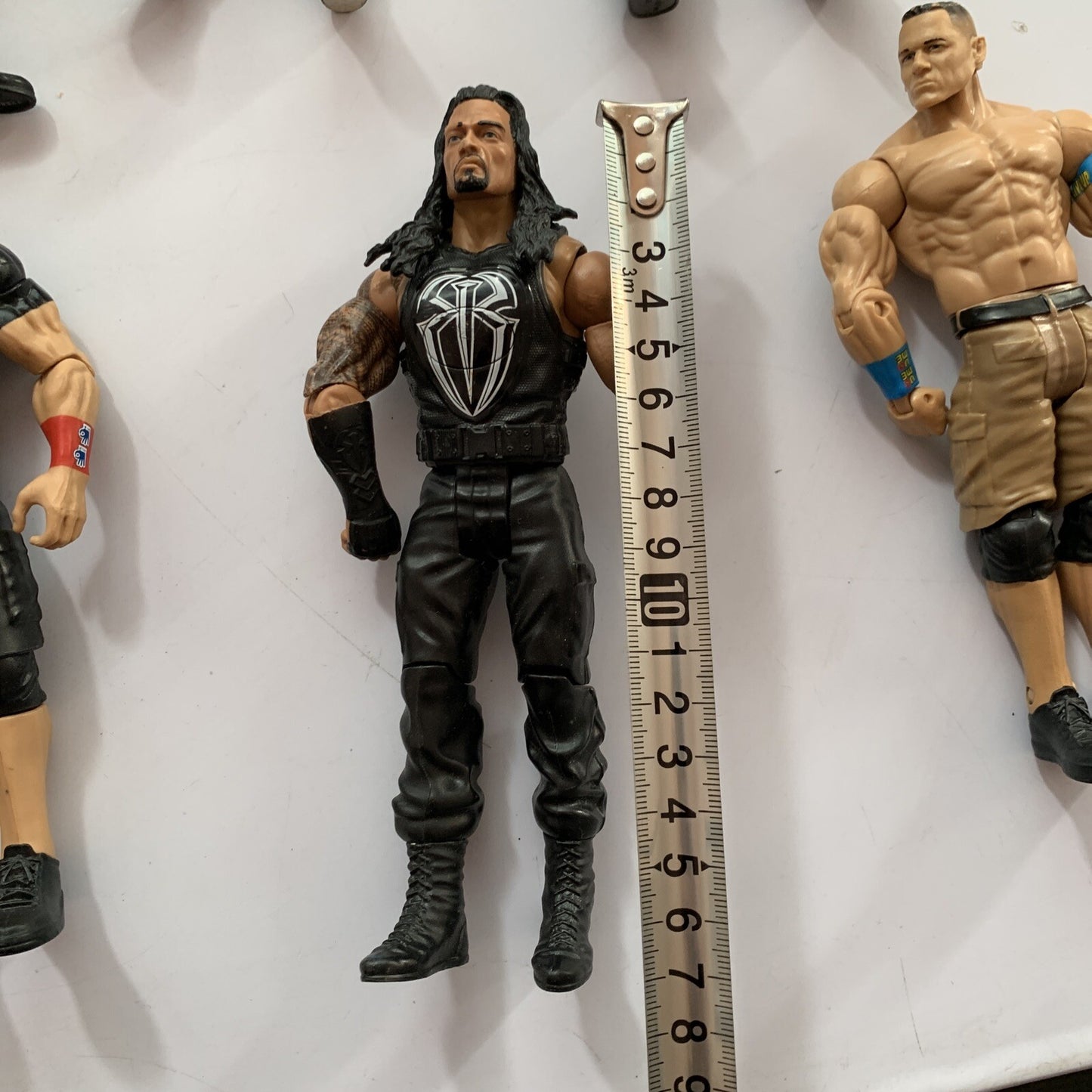 6x WWE Wrestling Action Figure Roman Reigns, Jeff Hardy, John Cena, Mike Knox