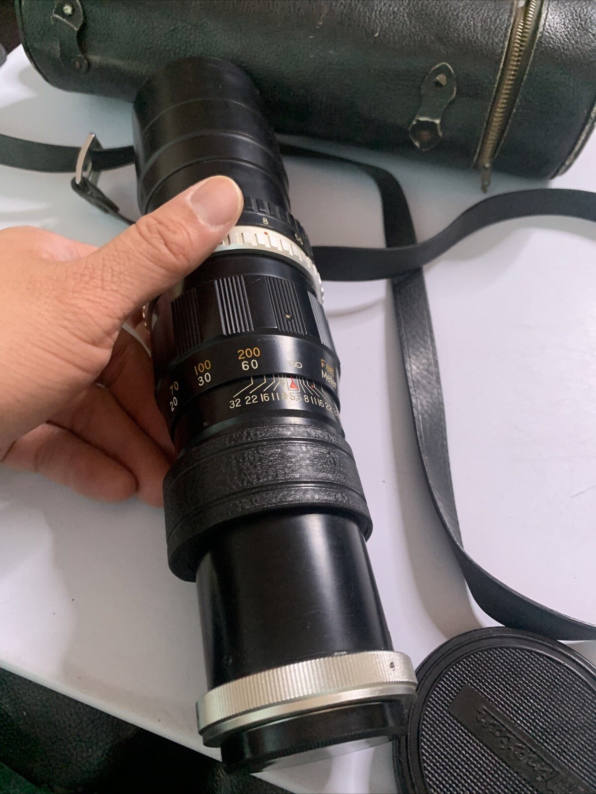 Minetar Telephoto Zoom Lens f/5.5 f=300mm H52244 With Case