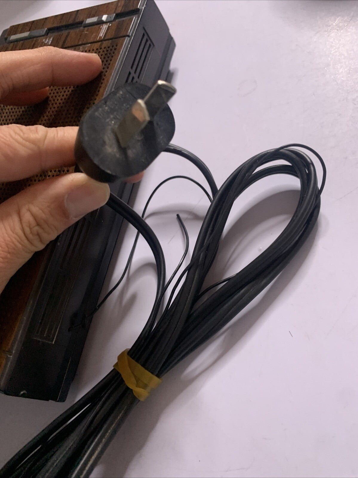 AWA Alarm Clock Radio B326 Wood Vintage Retro