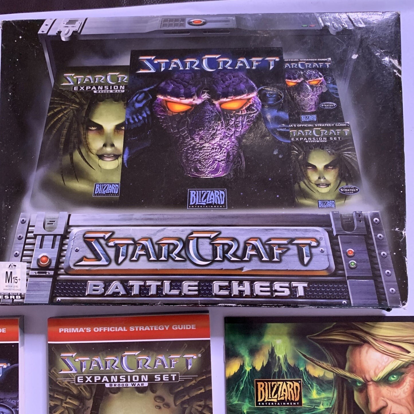 StarCraft Battle Chest PC Windows RTS Game + Broodwar Expansion + Guide Complete