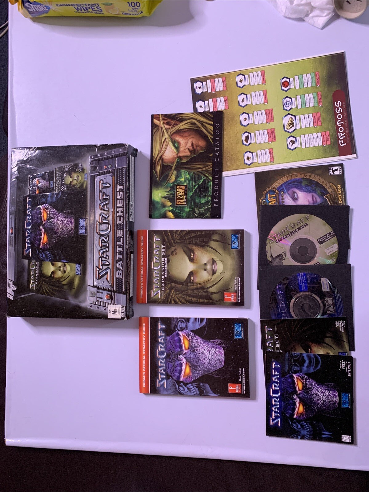 StarCraft Battle Chest PC Windows RTS Game + Broodwar Expansion + Guide Complete