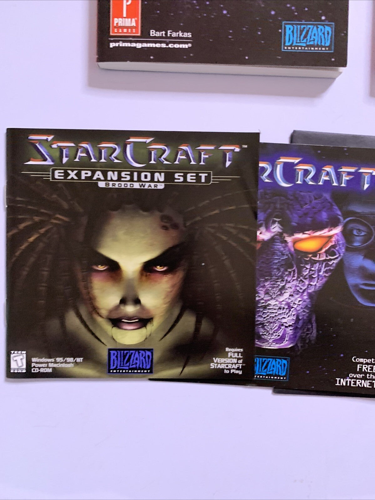 StarCraft Battle Chest PC Windows RTS Game + Broodwar Expansion + Guide Complete
