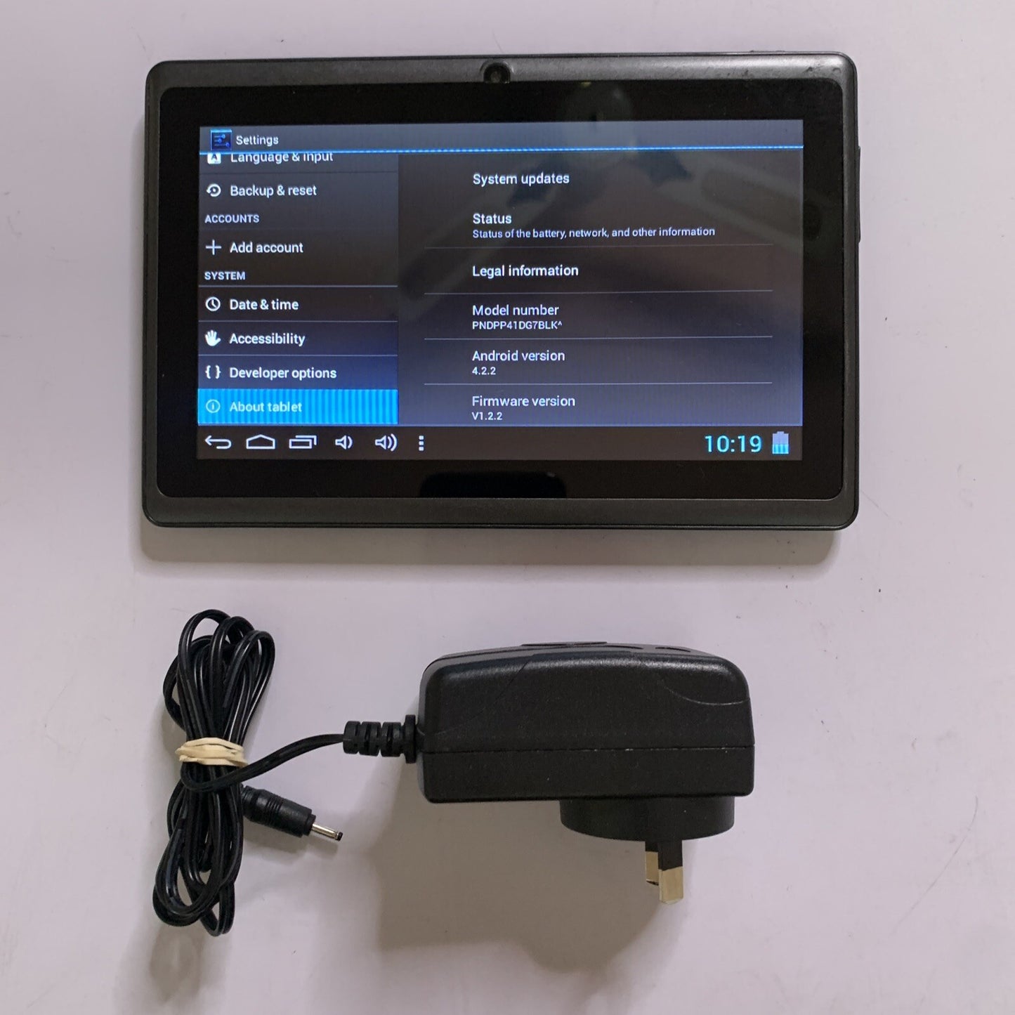 Pendo 7” Android 4.2.2 4GB WiFi Tablet PNDPP41DG7BLK
