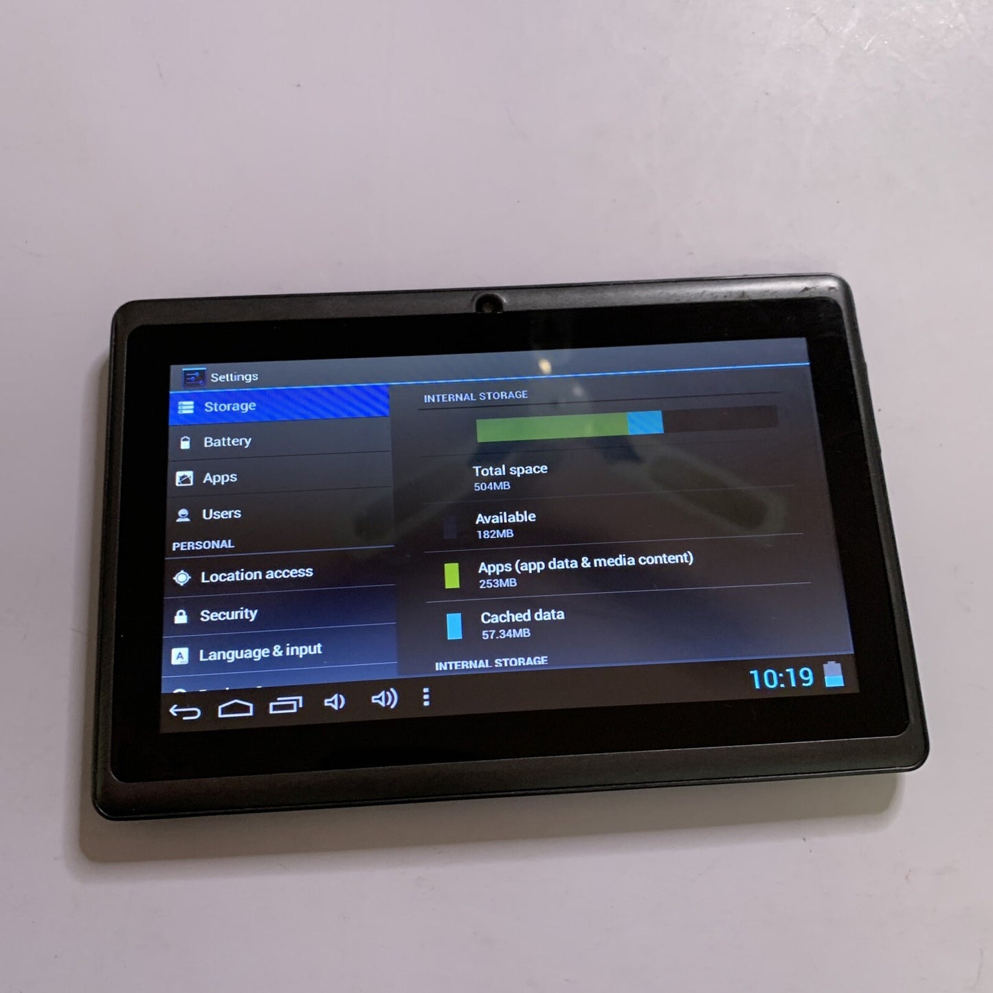 Pendo 7” Android 4.2.2 4GB WiFi Tablet PNDPP41DG7BLK