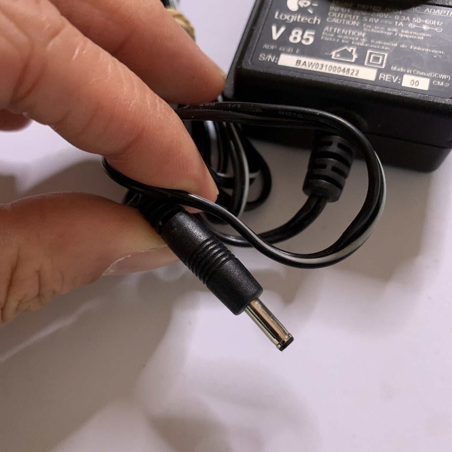 Genuine Logitech AC Adapter 190162-0004 Power Supply 5.8V 1A