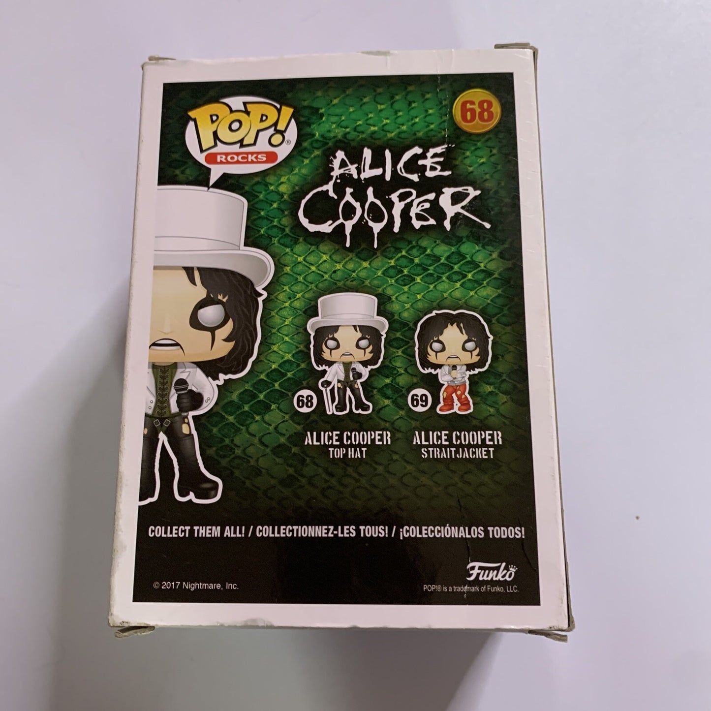 Alice Cooper #68 Top Hat Pop Rocks Funko Pop! Vinyl Action Figure