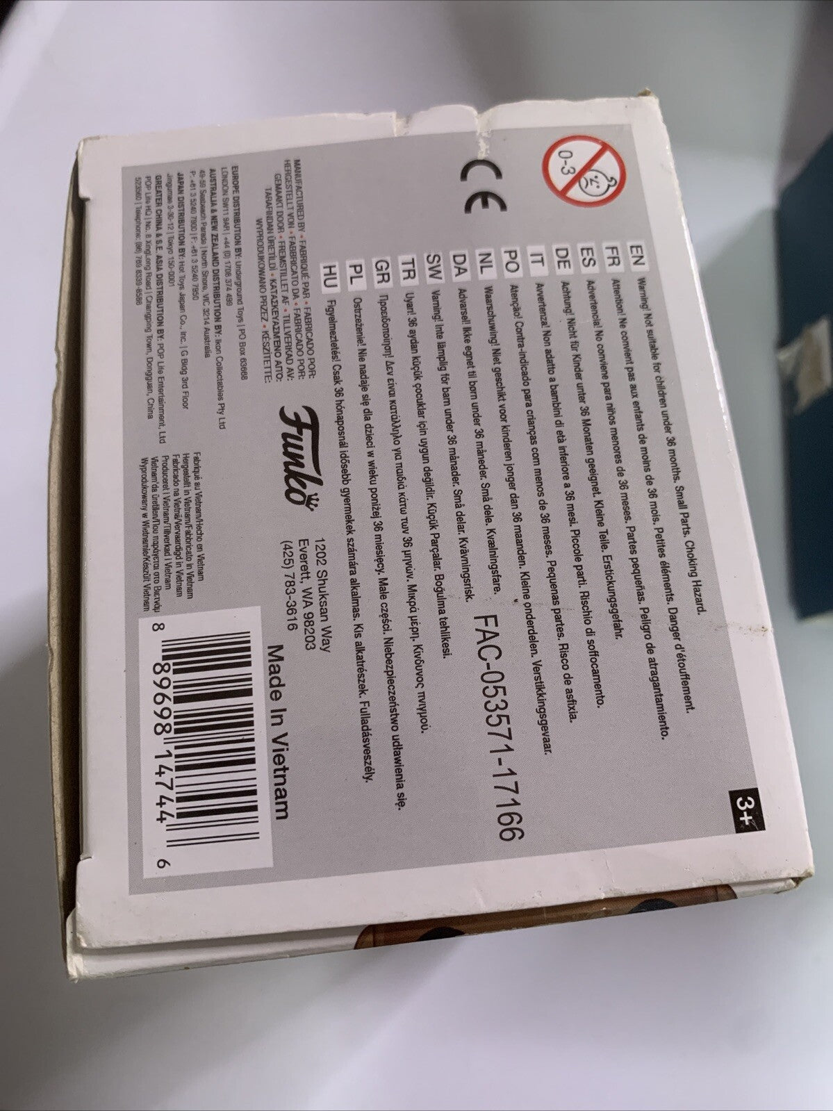 Finn Star Wars  #191 Pop! Vinyl Bobble-Head Action Figure