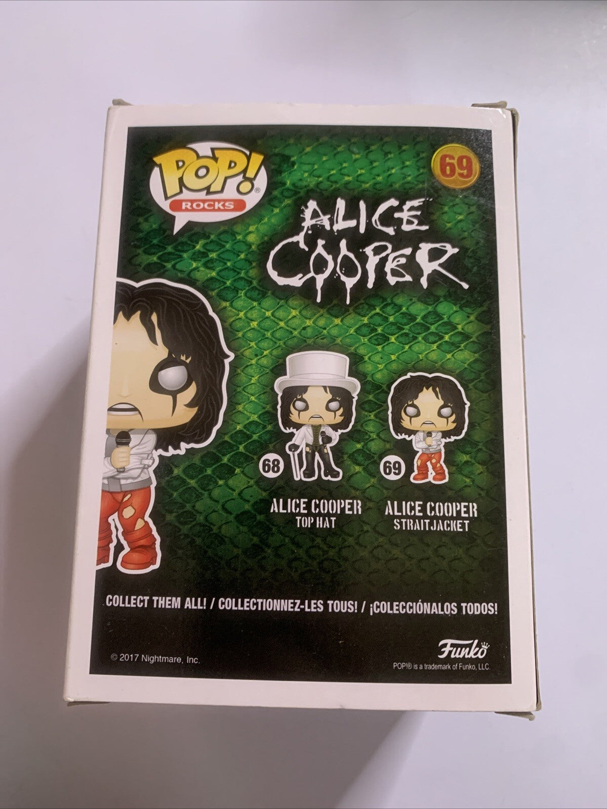 Alice Cooper #69 (Straitjacket) Hot Topic Exclusive Funko Pop! Rocks Vinyl