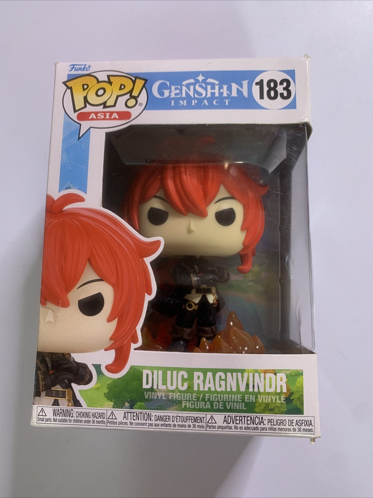 Diluc Ragnvindr 183 Genshin Impact Funko Pop Vinyl Figure
