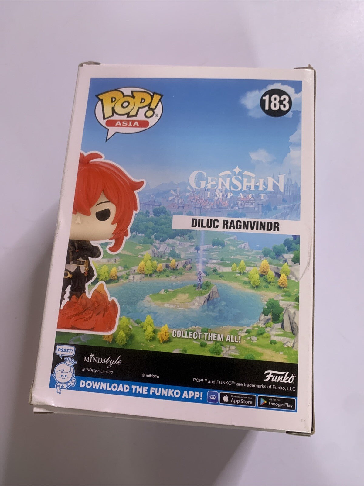 Diluc Ragnvindr 183 Genshin Impact Funko Pop Vinyl Figure
