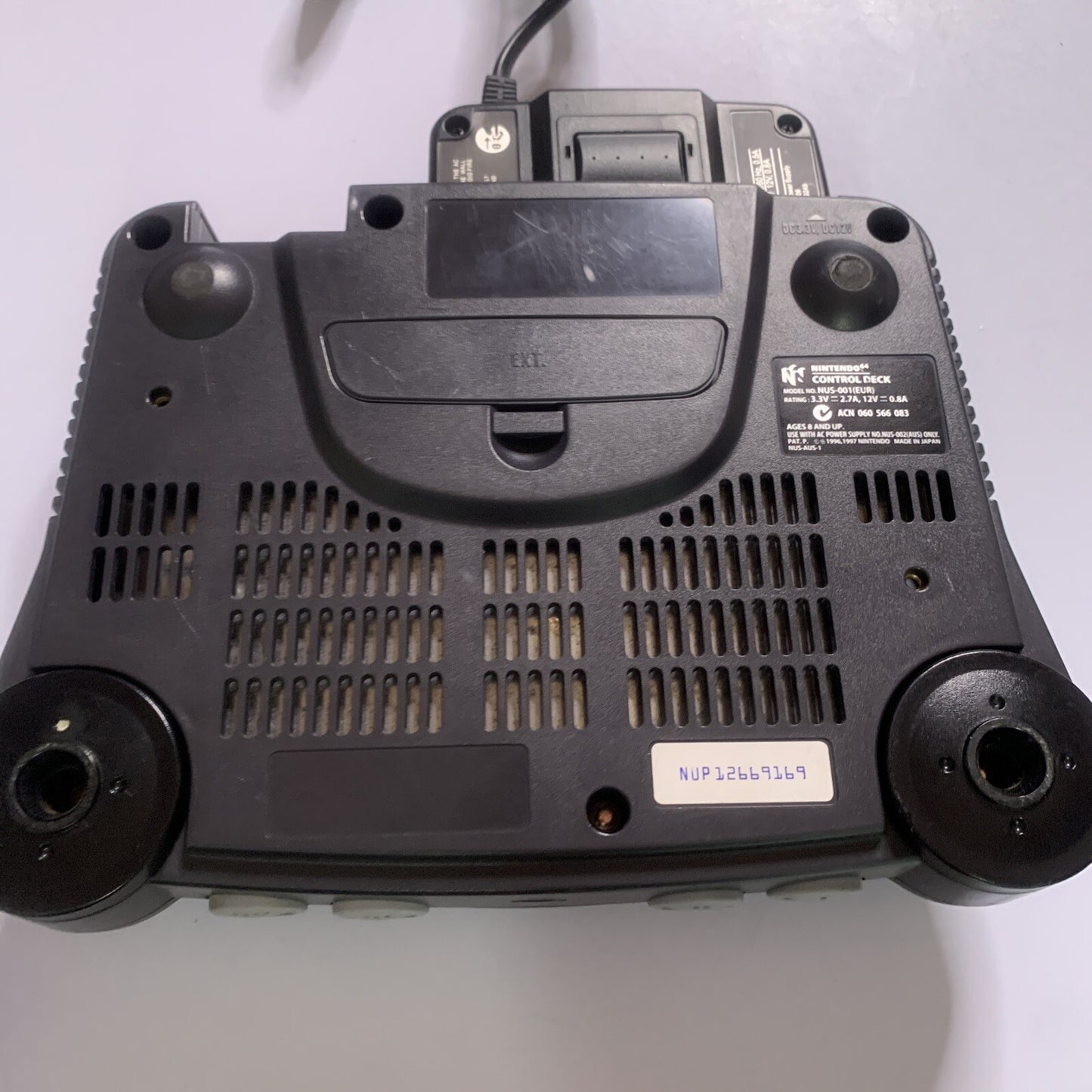 Nintendo 64 Console N64 PAL NUS-001(EUR) With Controller & AV Cable