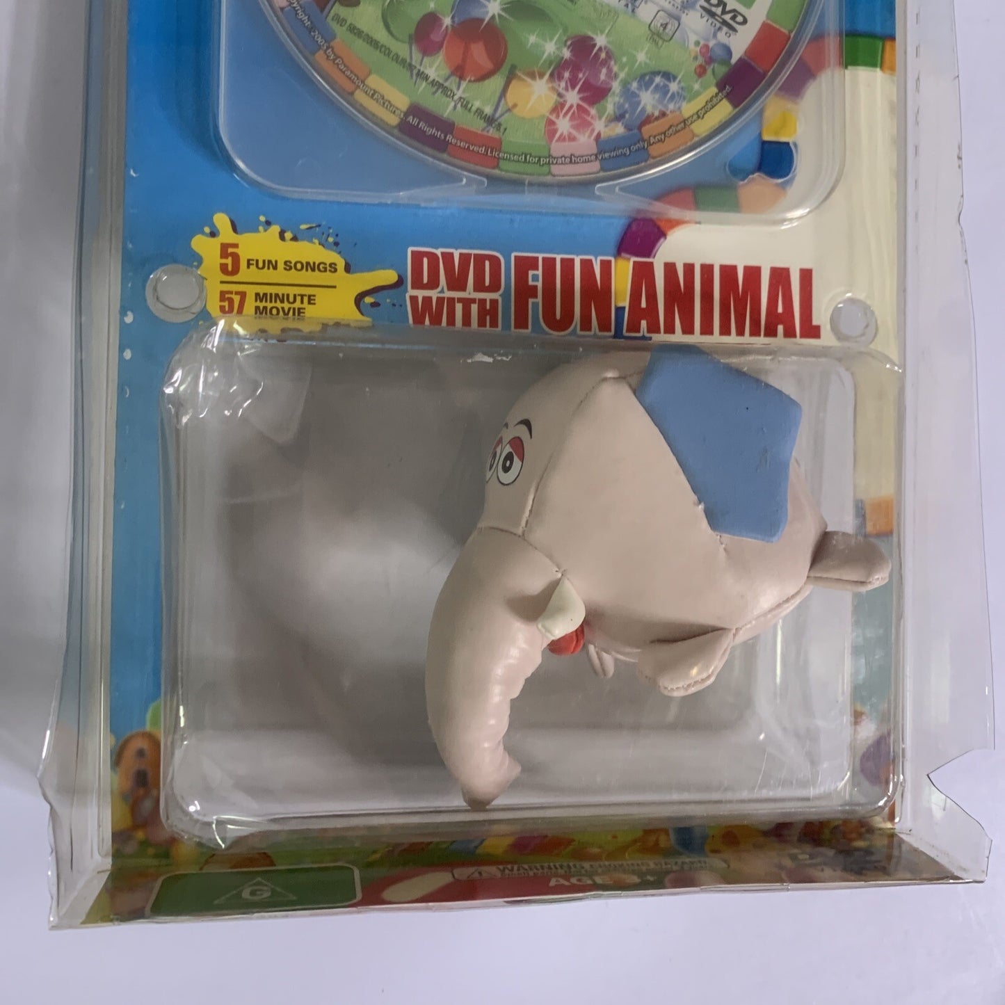 Candyland: The Great Lollipop Adventure Watch & Play (DVD, 2005) With Fun Animal