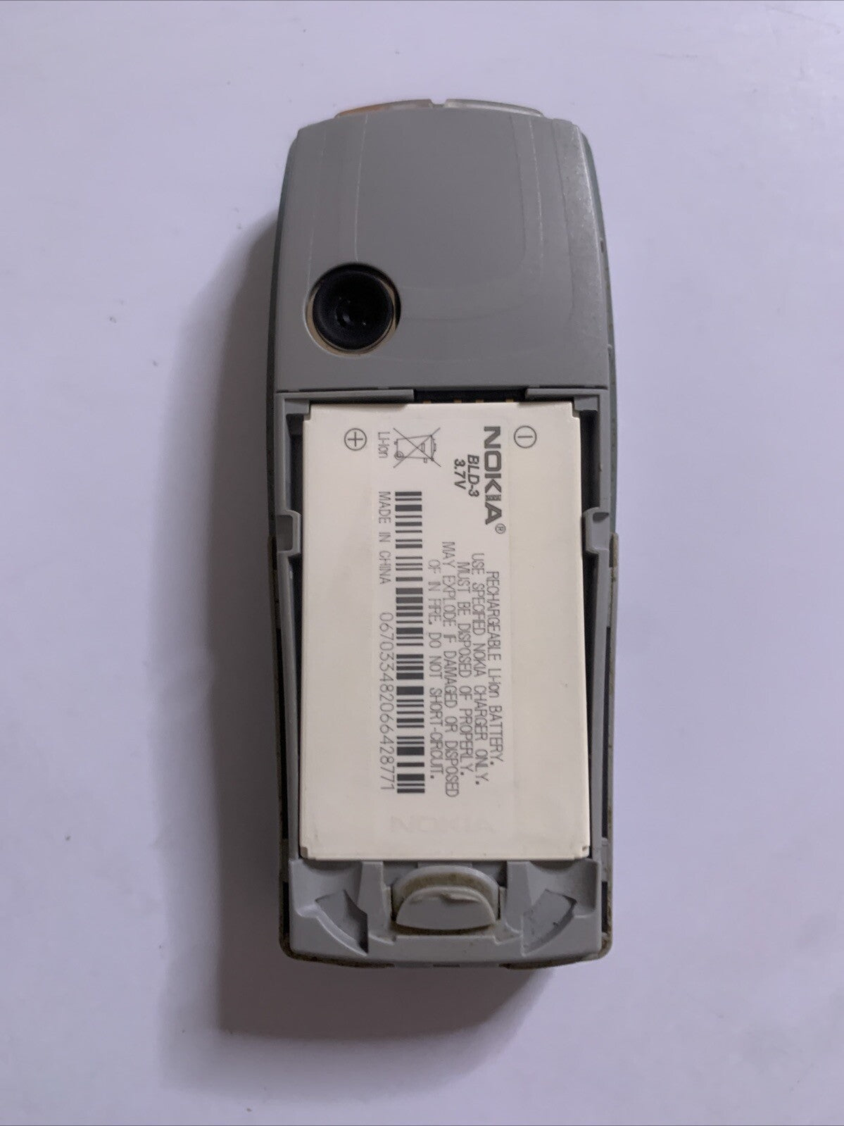 Nokia 3200 Mobile Phone Transparent  RH-30 *untested For Parts Or Repair