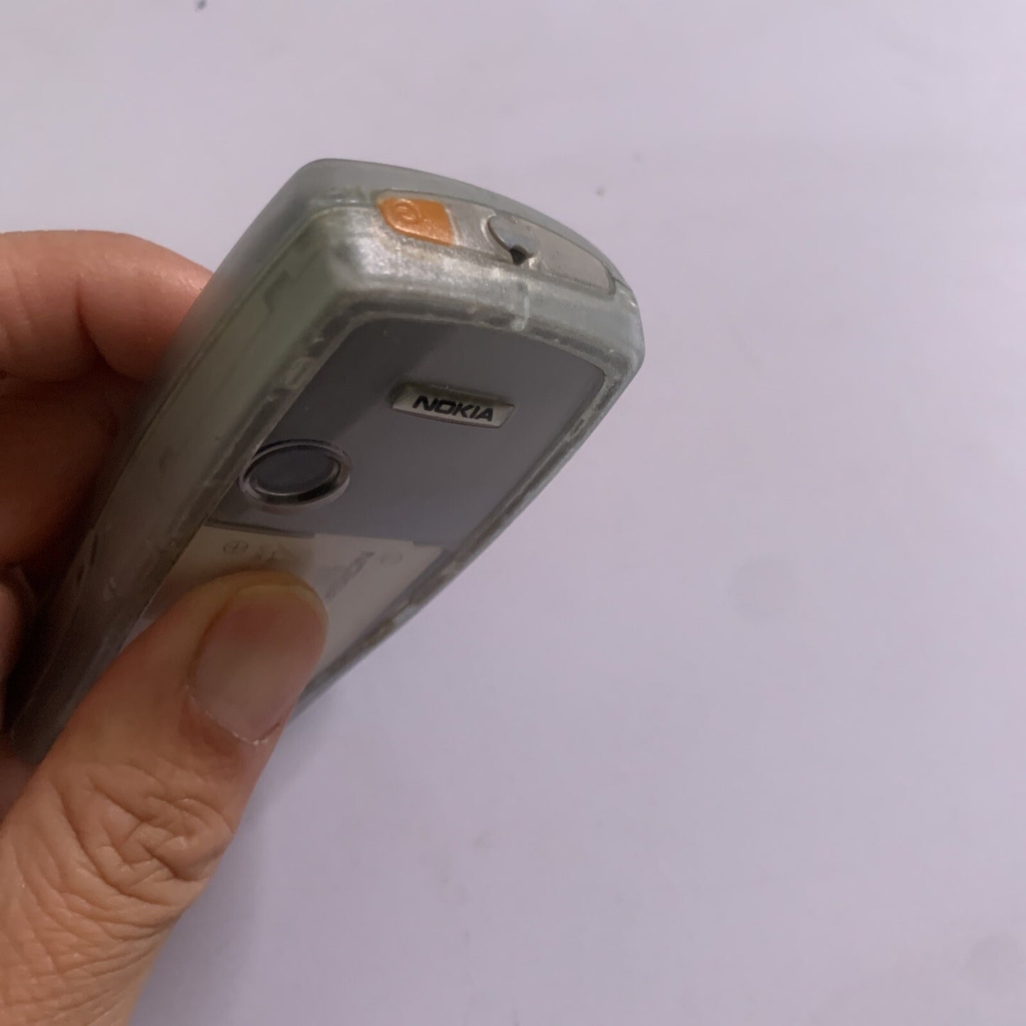 Nokia 3200 Mobile Phone Transparent  RH-30 *untested For Parts Or Repair