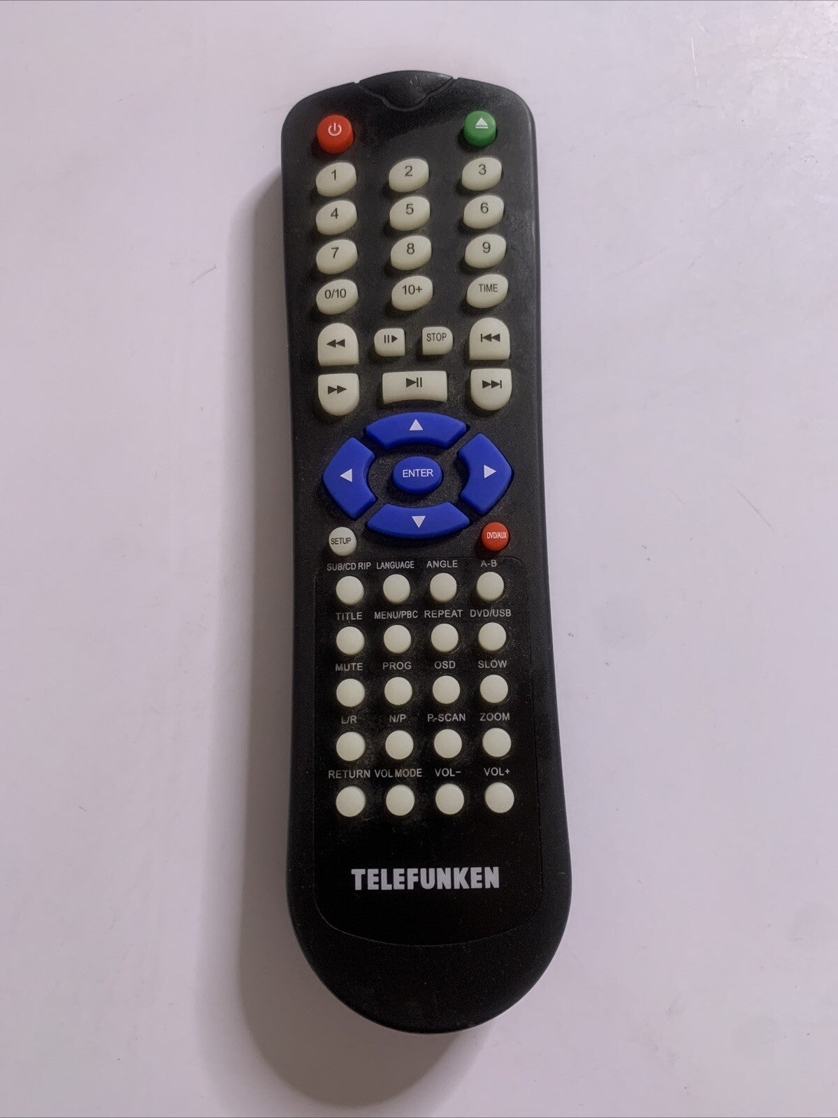 Genuine Telefunken Remote Control For DVD Player