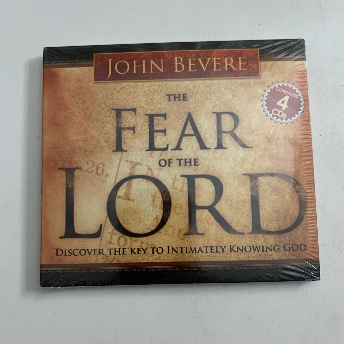 The Fear Of The Lord by John Bevere (CD, 2008) 4-Disc Audiobook  NEW