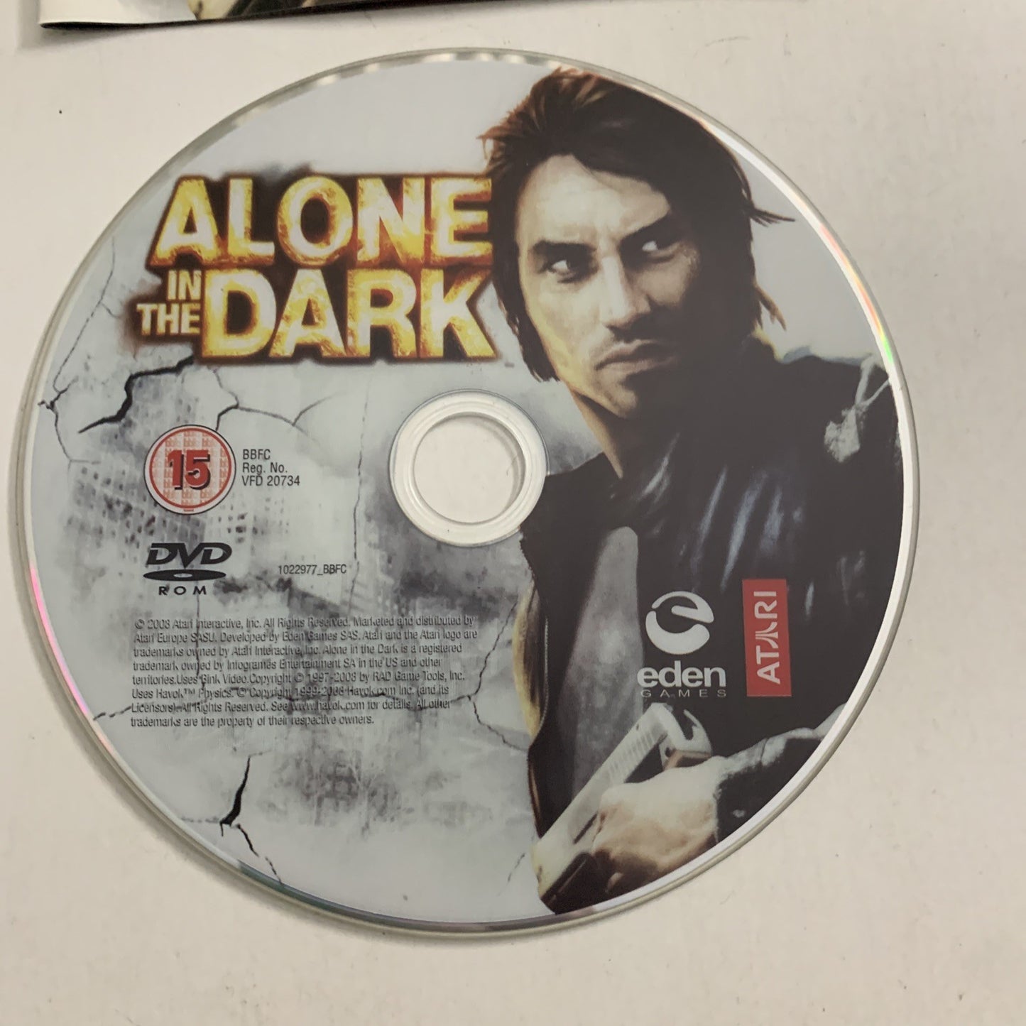Alone In The Dark PC Windows DVD 2008 Game Complete